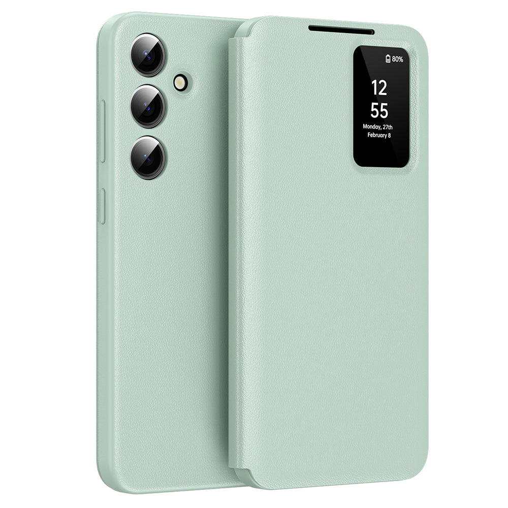Husa pentru Samsung Galaxy S24 FE S721, Techsuit, SmartView, Verde