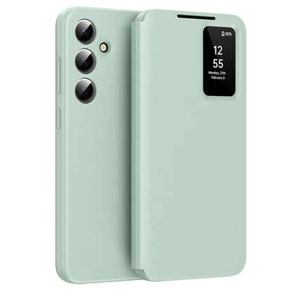 Husa pentru Samsung Galaxy S24 FE S721, Techsuit, SmartView, Verde