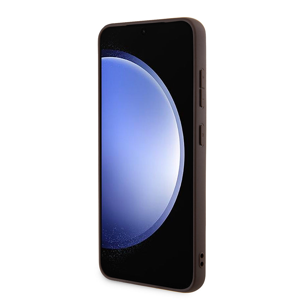 Husa pentru Samsung Galaxy S24+ S926, Guess, 4G Big Logo, Maro