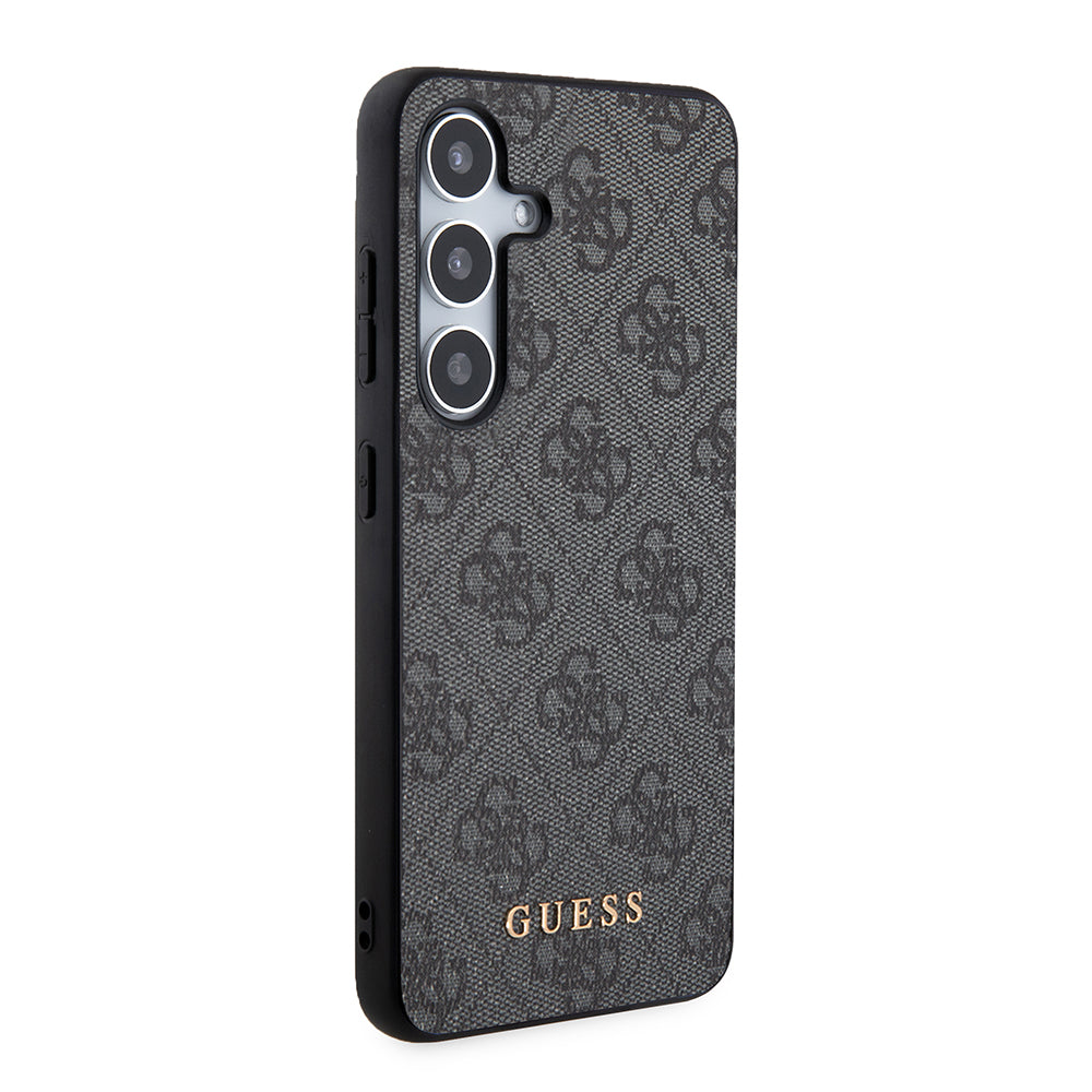 Husa pentru Samsung Galaxy S24+ S926, Guess, 4G Metal Gold Logo, Neagra