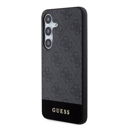 Husa pentru Samsung Galaxy S24+ S926, Guess, 4G Stripe, Neagra