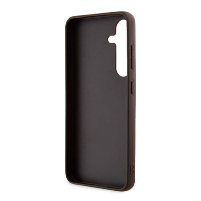Husa pentru Samsung Galaxy S24+ S926, Guess, 4G Triangle Logo, Alba