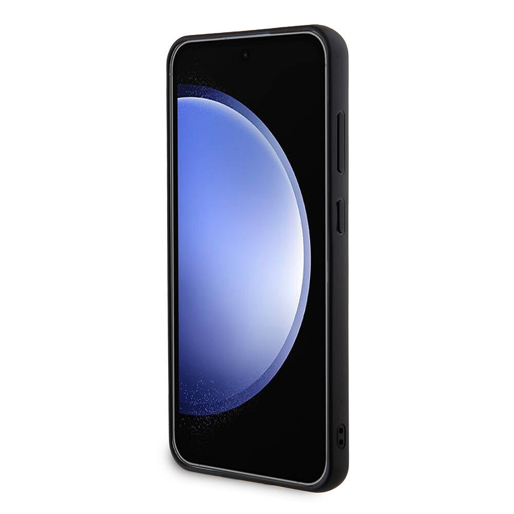 Husa pentru Samsung Galaxy S24+ S926, Guess, Rhinestone Triangle Logo, Aurie