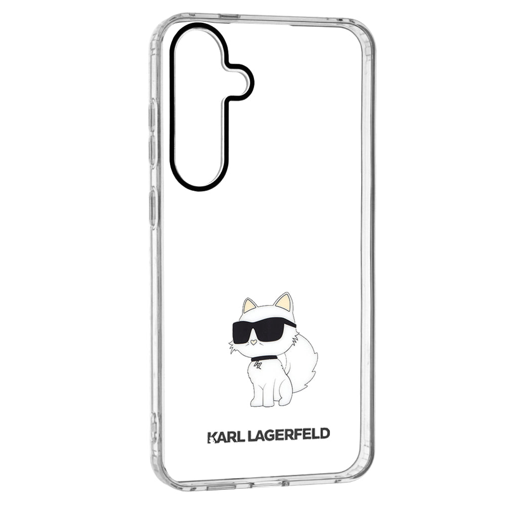 Husa pentru Samsung Galaxy S24+ S926, Karl Lagerfeld, IML Luxury Choupette, Transparenta