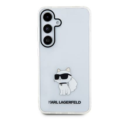 Husa pentru Samsung Galaxy S24+ S926, Karl Lagerfeld, IML Luxury Choupette, Transparenta