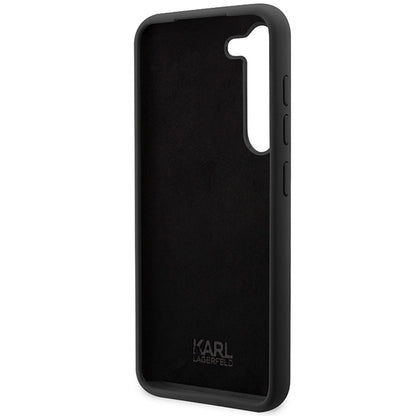 Husa pentru Samsung Galaxy S24+ S926, Karl Lagerfeld, Silicone Choupette, Neagra