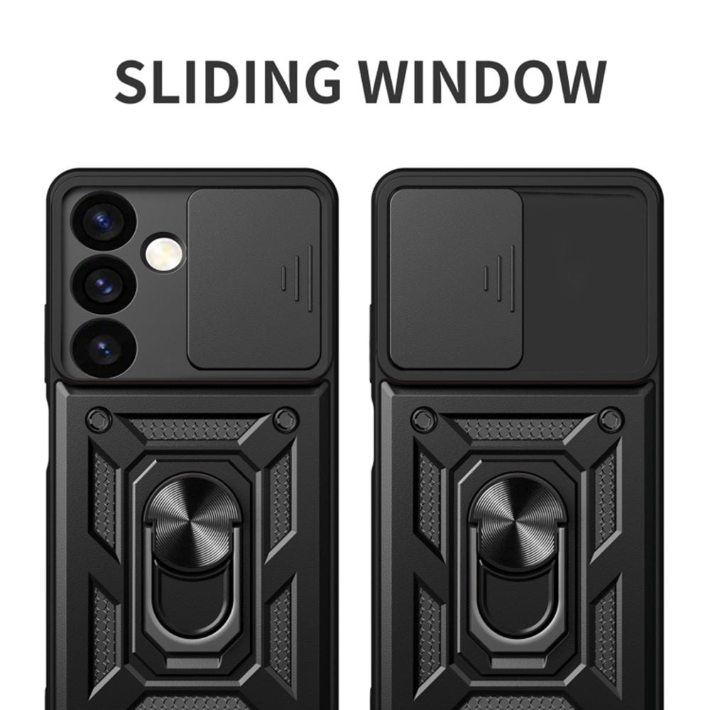 Husa pentru Samsung Galaxy S24+ S926, Techsuit, CamShield, Neagra