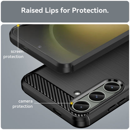 Husa pentru Samsung Galaxy S24+ S926, Techsuit, Carbon, Neagra