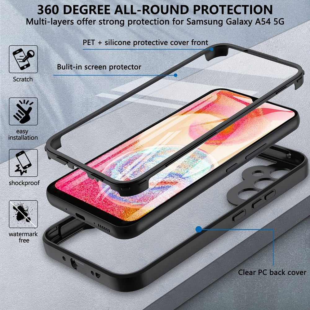 Husa pentru Samsung Galaxy S24+ S926, Techsuit, ColorVerse 360, Roz