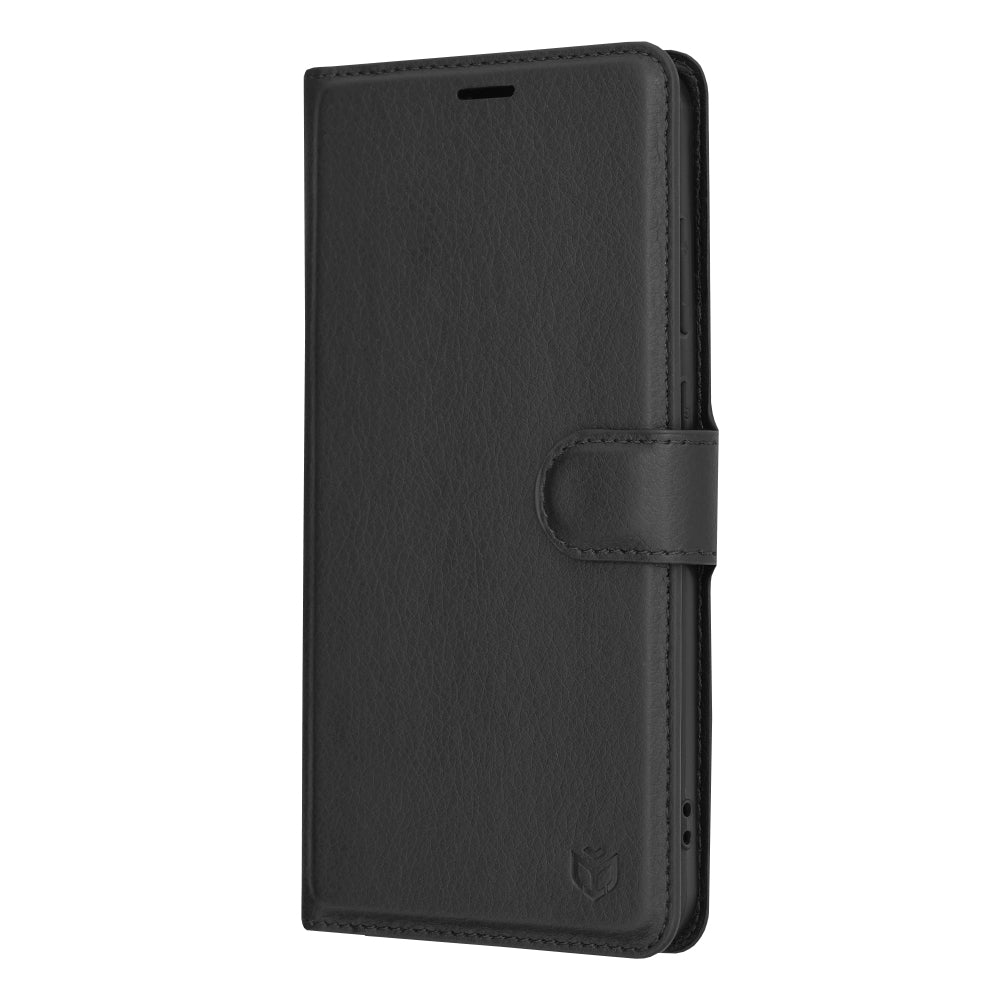 Husa pentru Samsung Galaxy S24+ S926, Techsuit, Leather Folio, Neagra