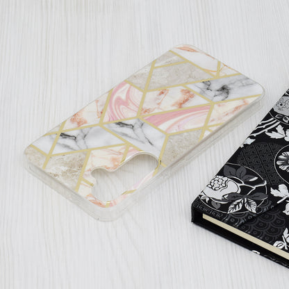Husa pentru Samsung Galaxy S24+ S926, Techsuit, Marble, Roz