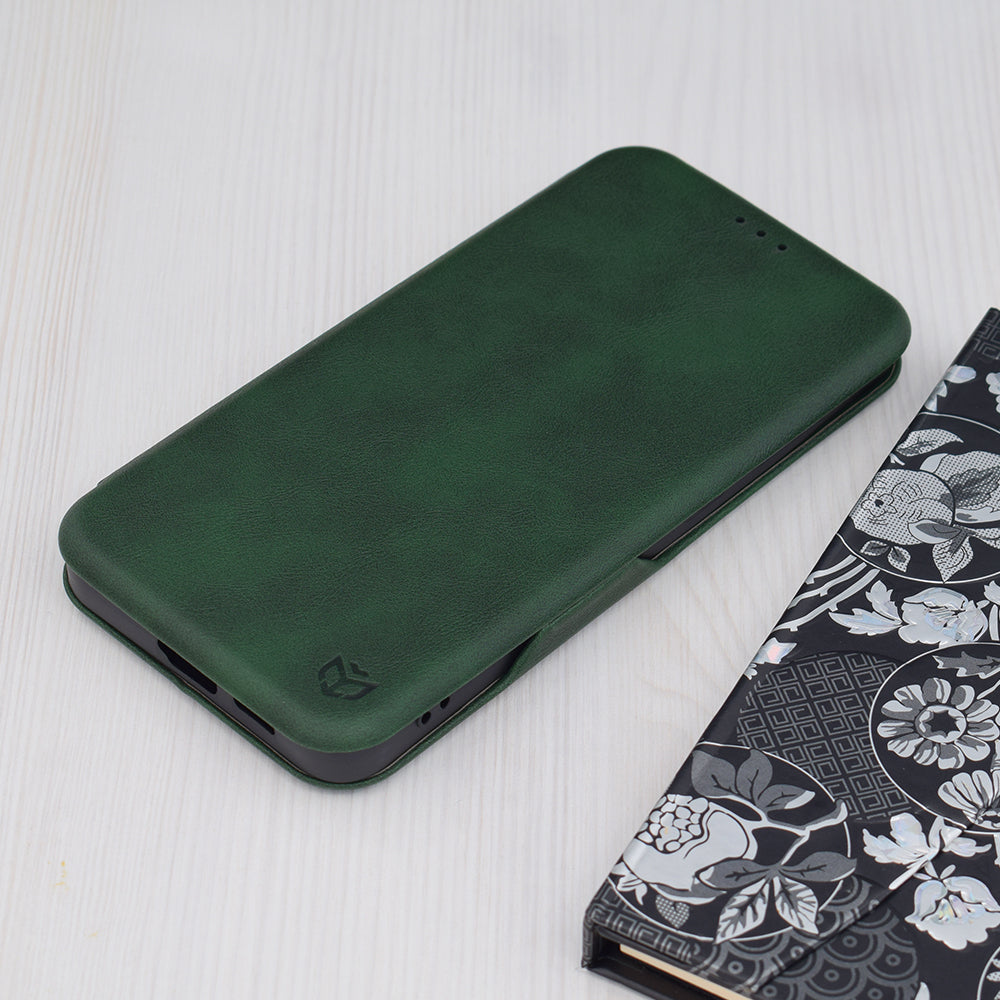 Husa pentru Samsung Galaxy S24+ S926, Techsuit, Safe Wallet Plus, Verde