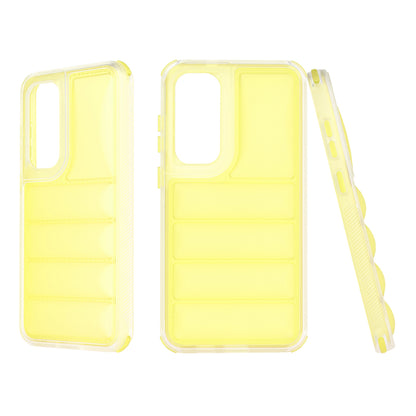 Husa pentru Samsung Galaxy S24+ S926, Techsuit, Wave Shield, Galbena