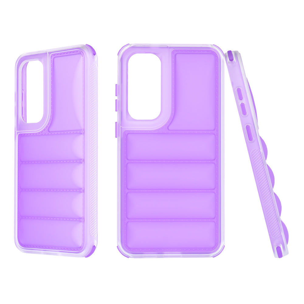 Husa pentru Samsung Galaxy S24+ S926, Techsuit, Wave Shield, Mov
