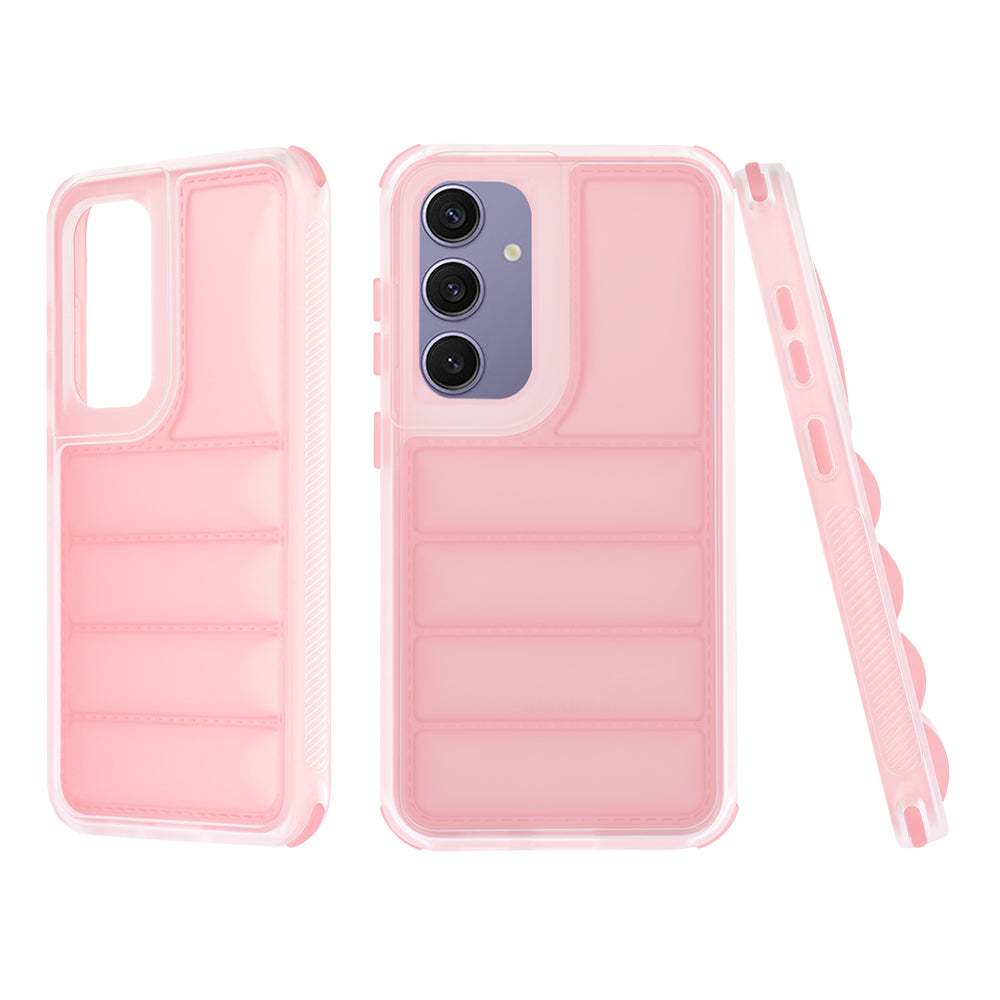 Husa pentru Samsung Galaxy S24+ S926, Techsuit, Wave Shield, Roz