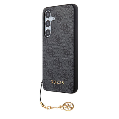 Husa pentru Samsung Galaxy S24 S921, Guess, 4G Charm, Neagra