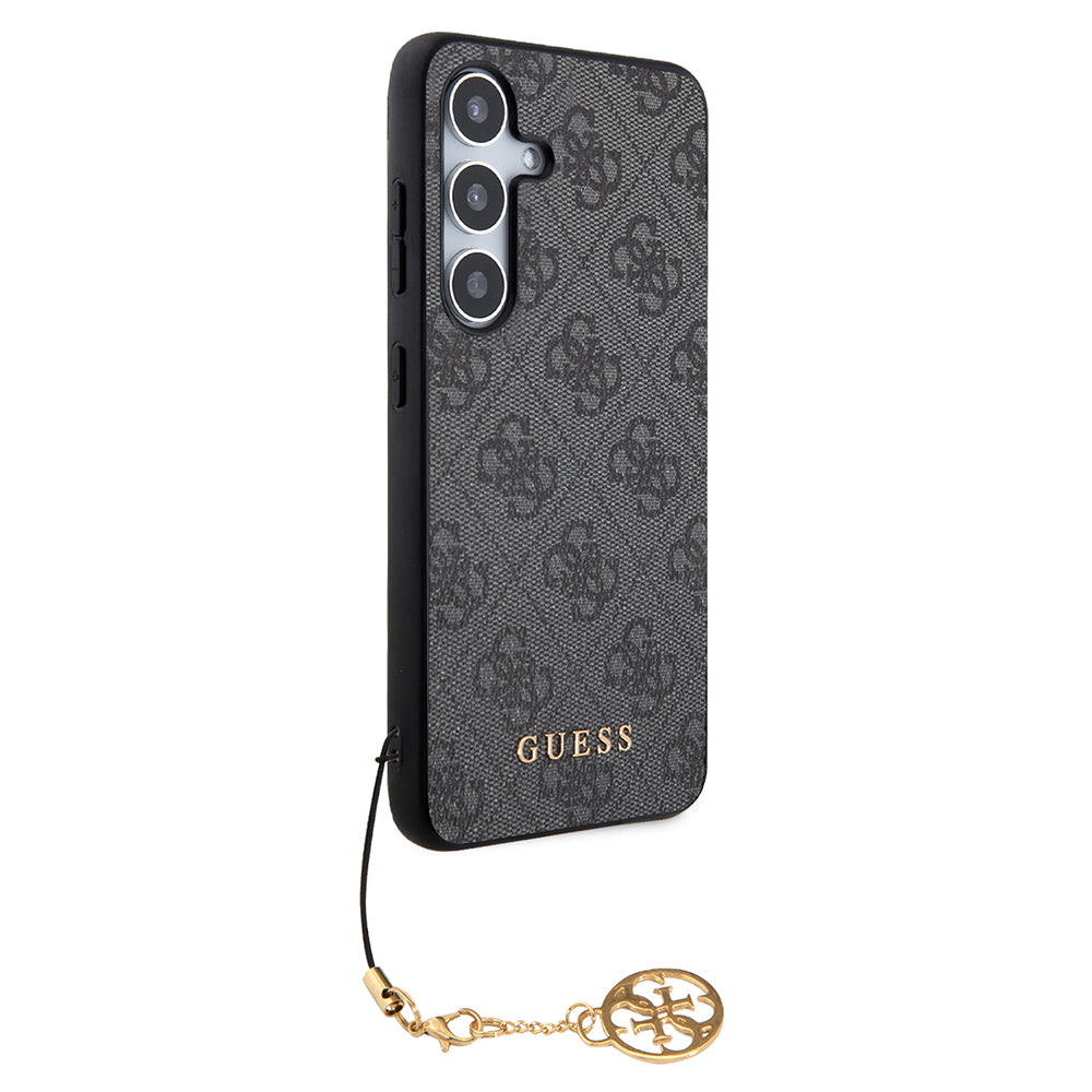 Husa pentru Samsung Galaxy S24 S921, Guess, 4G Charm, Neagra