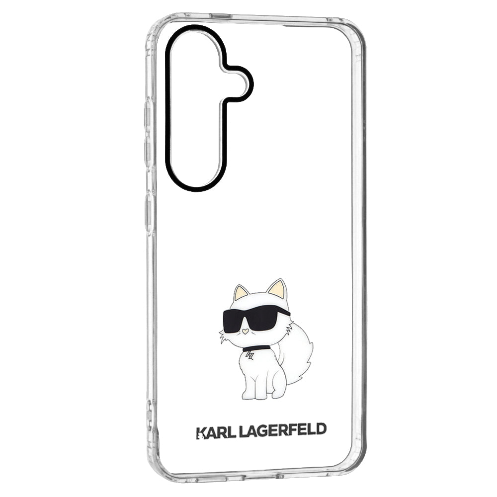 Husa pentru Samsung Galaxy S24 S921, Karl Lagerfeld, IML Luxury Choupette, Transparenta