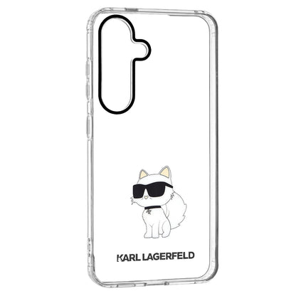 Husa pentru Samsung Galaxy S24 S921, Karl Lagerfeld, IML Luxury Choupette, Transparenta
