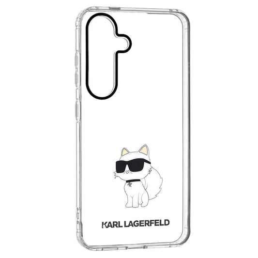 Husa pentru Samsung Galaxy S24 S921, Karl Lagerfeld, IML Luxury Choupette, Transparenta
