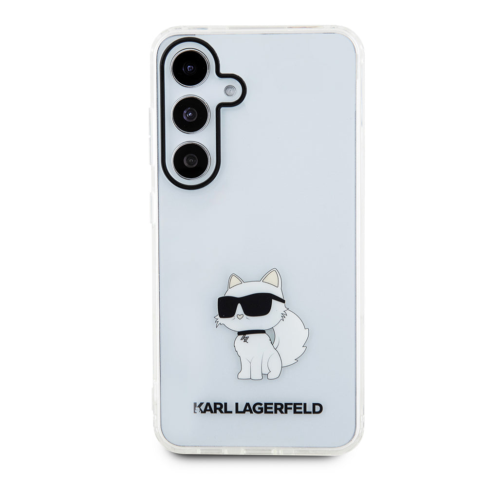 Husa pentru Samsung Galaxy S24 S921, Karl Lagerfeld, IML Luxury Choupette, Transparenta