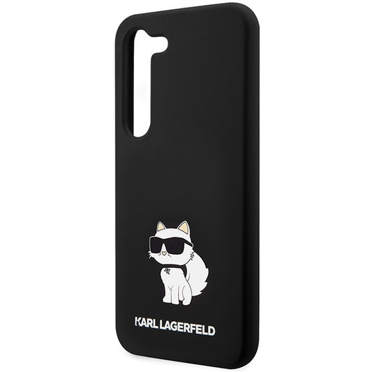 Husa pentru Samsung Galaxy S24 S921, Karl Lagerfeld, Silicone Choupette NFT, Neagra