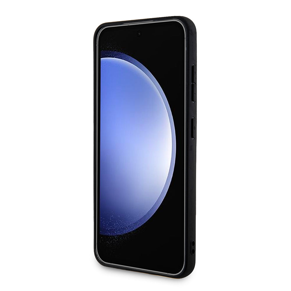 Husa pentru Samsung Galaxy S24 S921, Karl Lagerfeld, Saffiano Karl & Choupette Metal, Gri