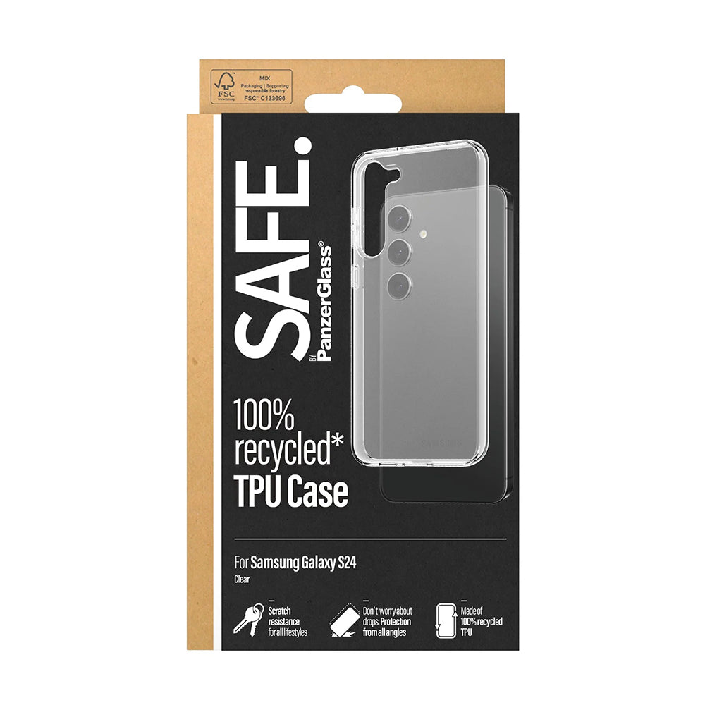 Husa pentru Samsung Galaxy S24 S921, PanzerGlass, Safe., Transparenta