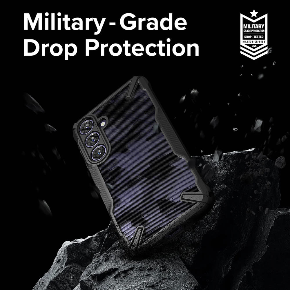 Husa pentru Samsung Galaxy S24 S921, Ringke, Fusion X, Neagra