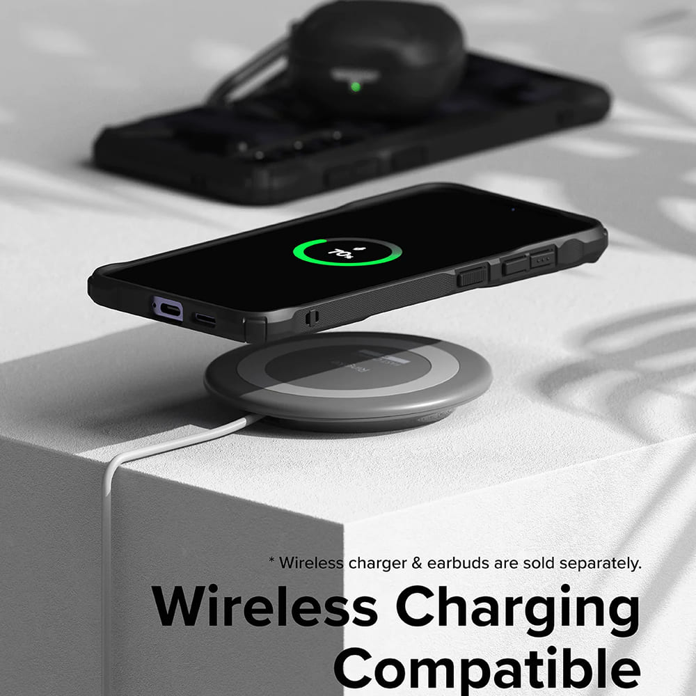 Husa pentru Samsung Galaxy S24 S921, Ringke, Fusion X, Neagra