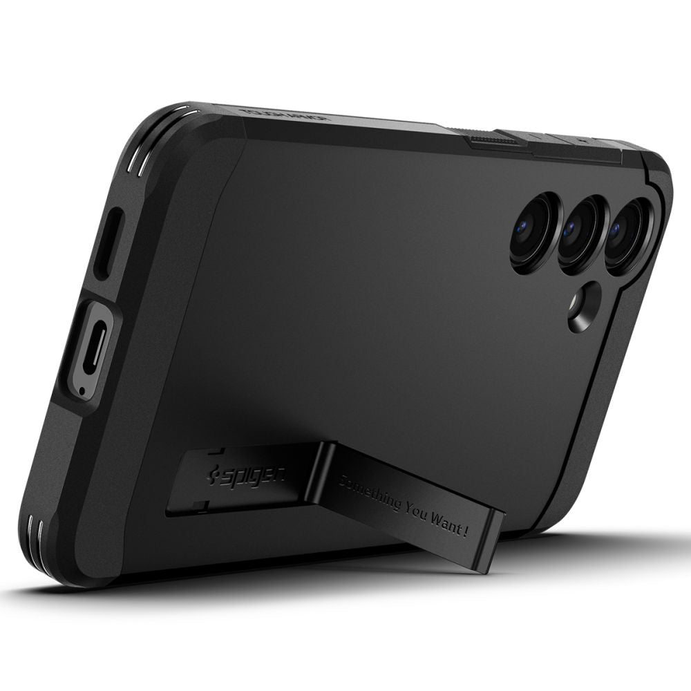 Husa pentru Samsung Galaxy S24 S921, Spigen, Tough Armor, Neagra ACS07355