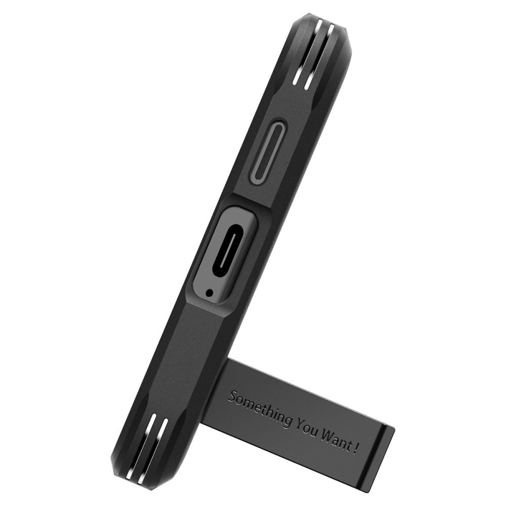 Husa pentru Samsung Galaxy S24 S921, Spigen, Tough Armor, Neagra ACS07355