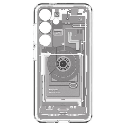 Husa pentru Samsung Galaxy S24 S921, Spigen, Ultra Hybrid Zero One, Alba
