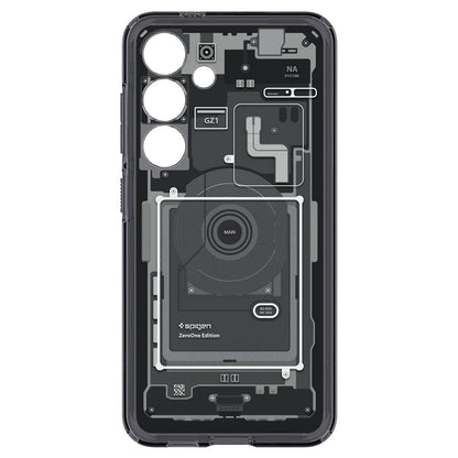 Husa pentru Samsung Galaxy S24 S921, Spigen, Ultra Hybrid Zero One, Neagra Mata ACS07350