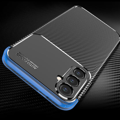 Husa pentru Samsung Galaxy S24 S921, Techsuit, CarbonFiber, Neagra