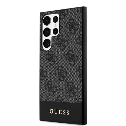Husa pentru Samsung Galaxy S24 Ultra S928, Guess, 4G Stripe, Neagra