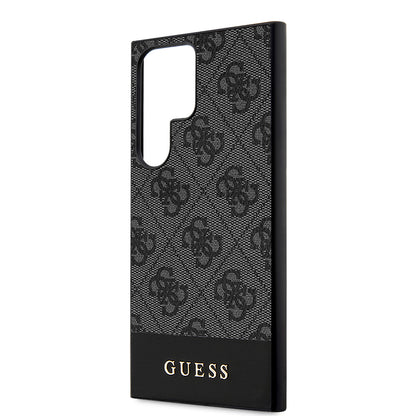 Husa pentru Samsung Galaxy S24 Ultra S928, Guess, 4G Stripe, Neagra