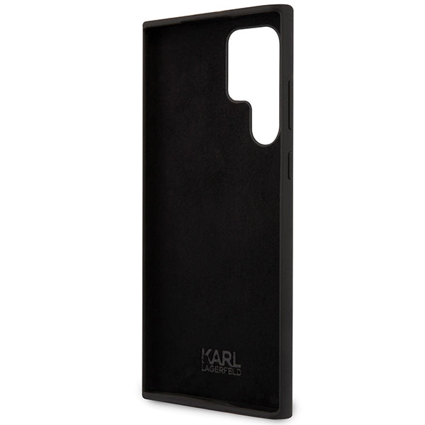 Husa pentru Samsung Galaxy S24 Ultra S928, Karl Lagerfeld, Silicone Choupette NFT, Neagra