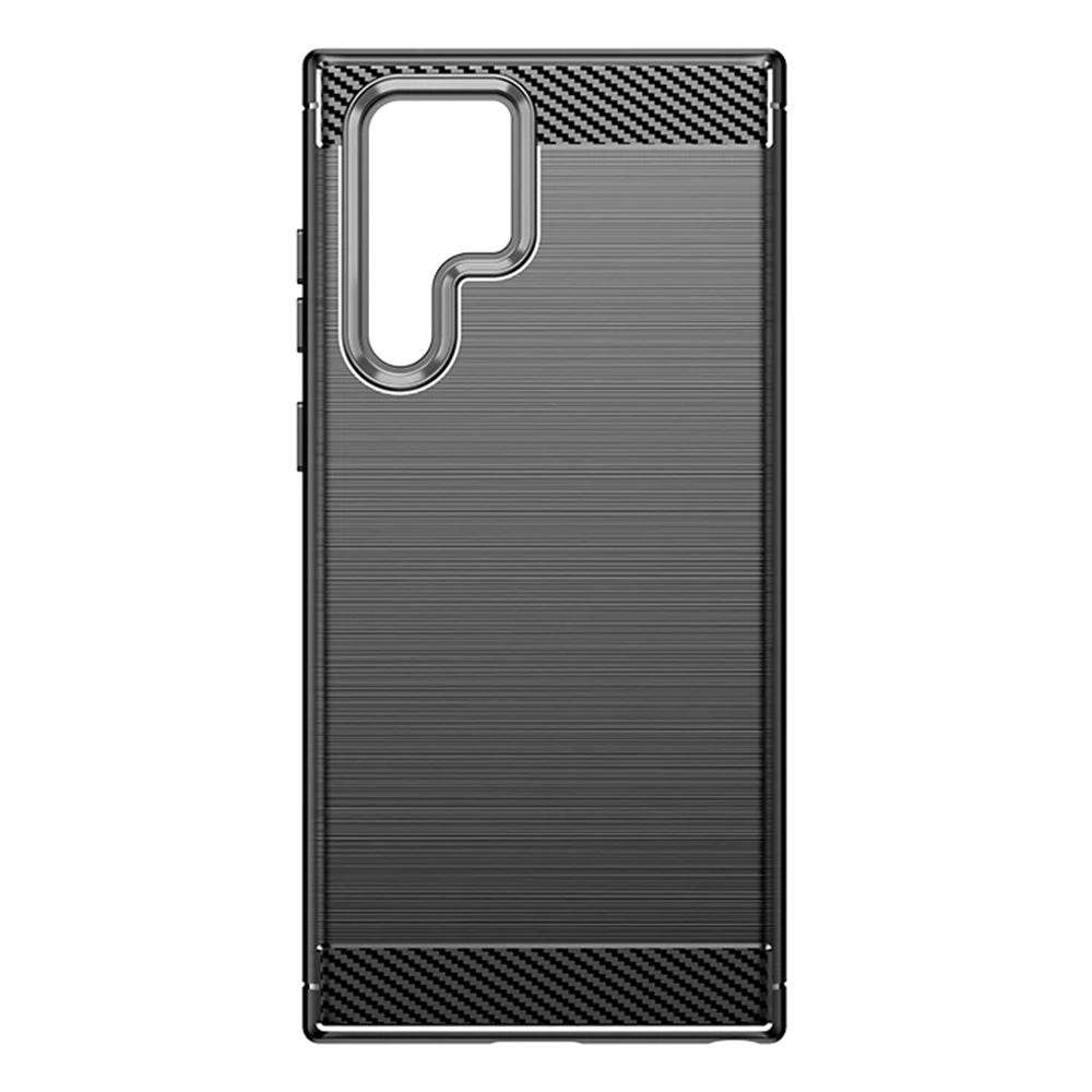 Husa pentru Samsung Galaxy S24 Ultra S928, Techsuit, Carbon, Neagra