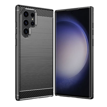 Husa pentru Samsung Galaxy S24 Ultra S928, Techsuit, Carbon, Neagra