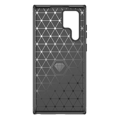 Husa pentru Samsung Galaxy S24 Ultra S928, Techsuit, Carbon, Neagra