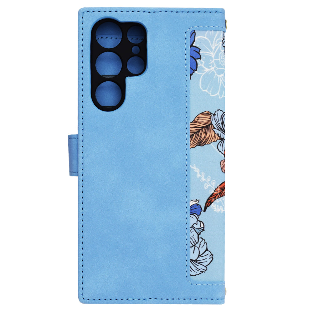 Husa pentru Samsung Galaxy S24 Ultra S928, Techsuit, FlipCraft, Bleu