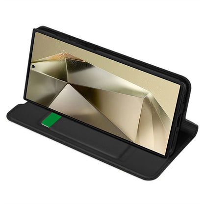 Husa pentru Samsung Galaxy S24 Ultra S928, Techsuit, Magskin Book, Neagra
