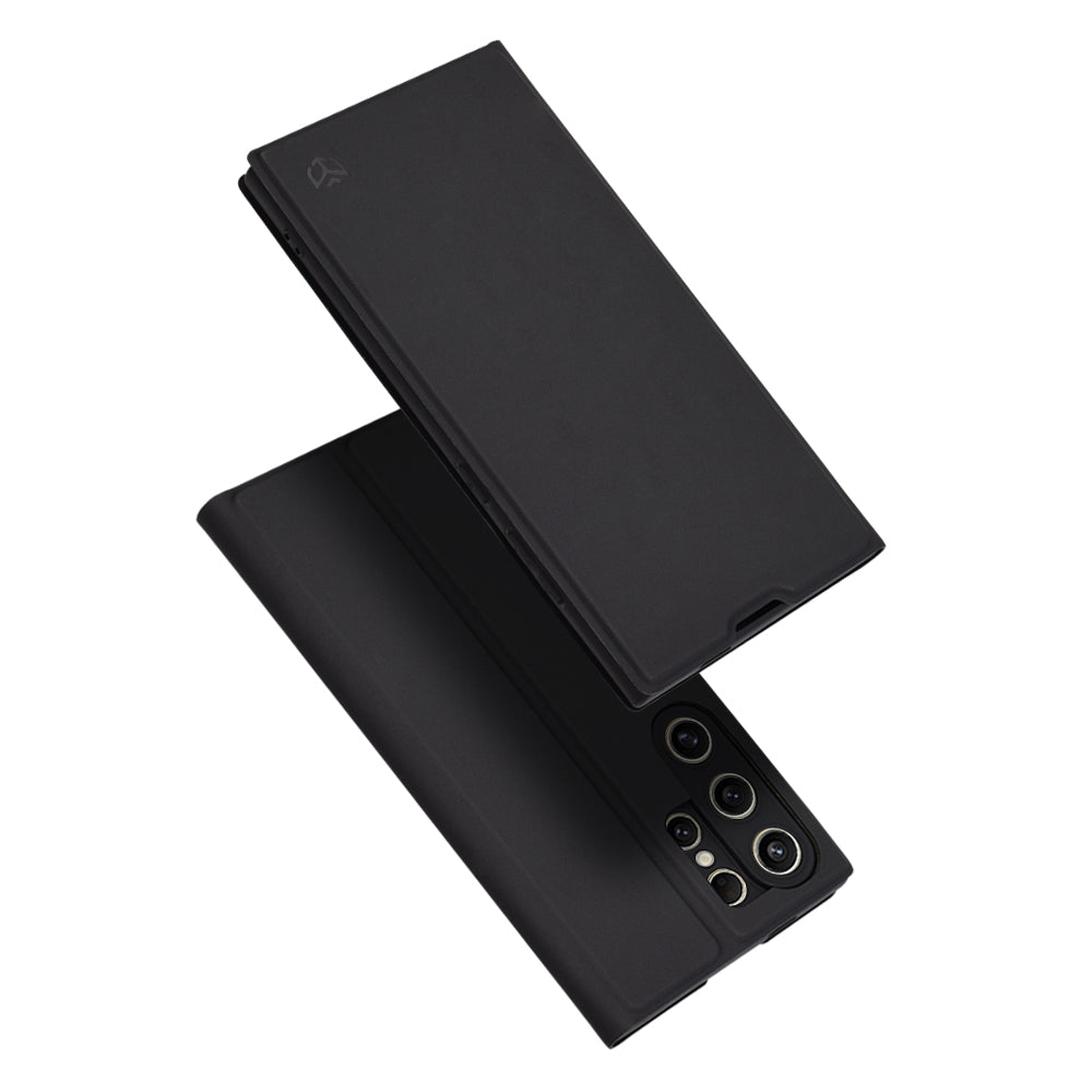 Husa pentru Samsung Galaxy S24 Ultra S928, Techsuit, Magskin Book, Neagra