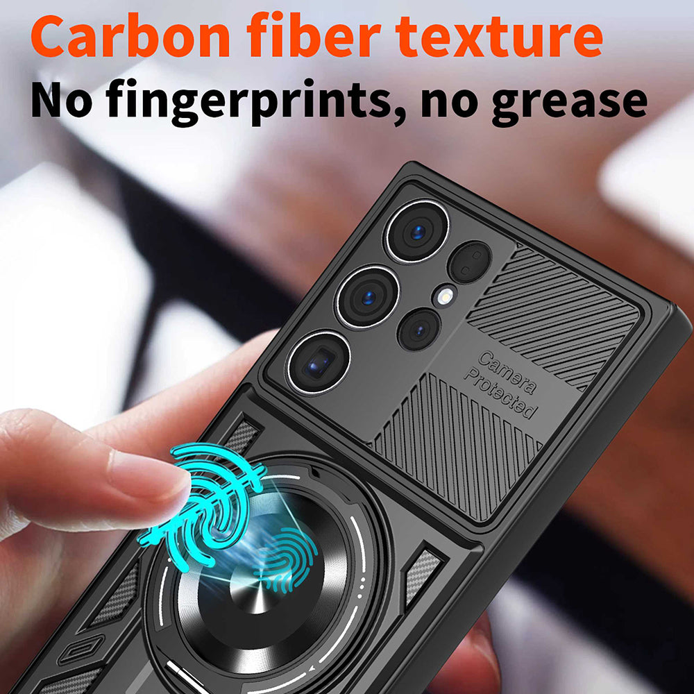 Husa pentru Samsung Galaxy S24 Ultra S928, Techsuit, RuggedCam, Albastra