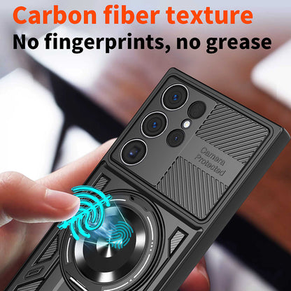 Husa pentru Samsung Galaxy S24 Ultra S928, Techsuit, RuggedCam, Neagra