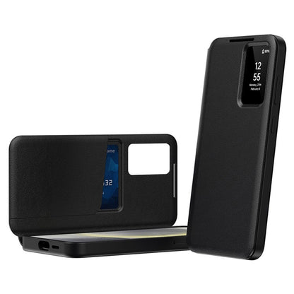 Husa pentru Samsung Galaxy S24 Ultra S928, Techsuit, SmartView, Neagra