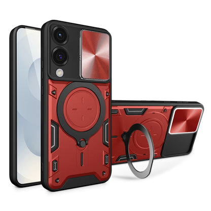 Husa pentru Samsung Galaxy S25 Edge S937, Techsuit, CamGuard Pro, Rosie