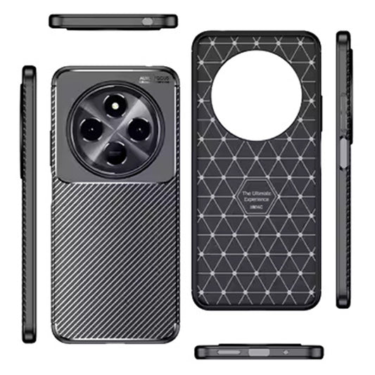 Husa pentru Samsung Galaxy S25 Edge S937, Techsuit, CarbonFiber, Neagra