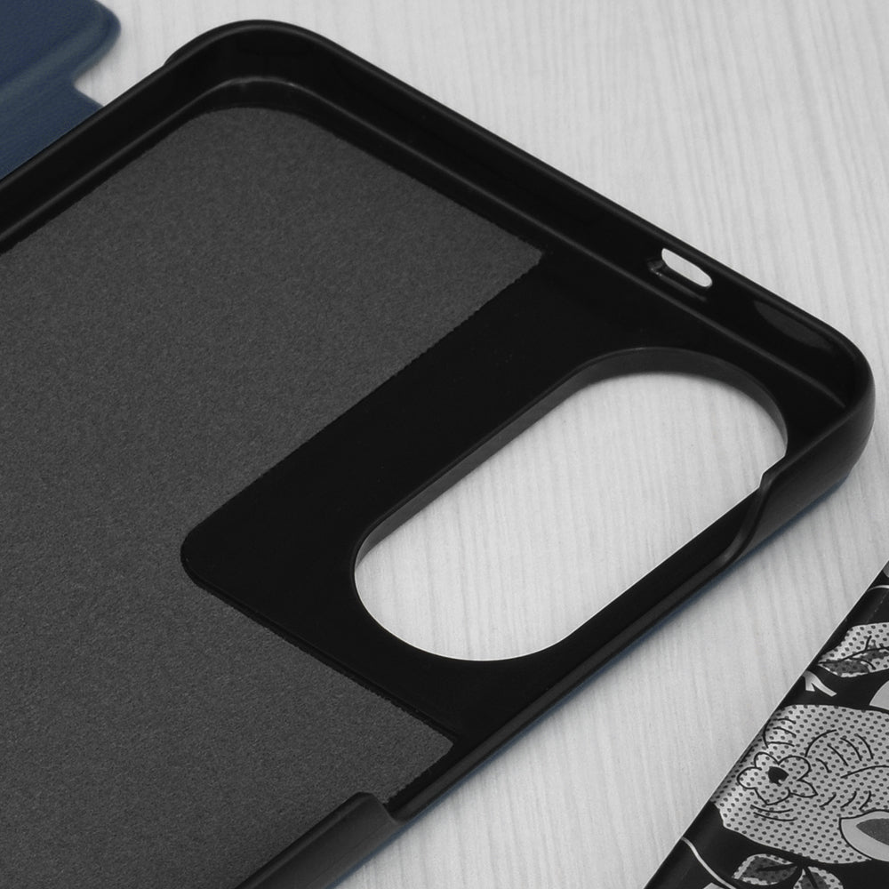 Husa pentru Samsung Galaxy S25 Edge S937, Techsuit, eFold, Albastra Inchis